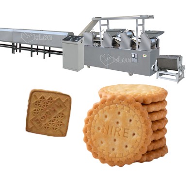 Small size soft and hard biscuit making machine complete line