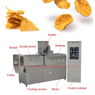 Sweet potato corn wheat powder snacks extruder machine production line