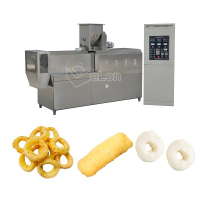 Corn maize rice puff snacks food making machine puff corn extruder