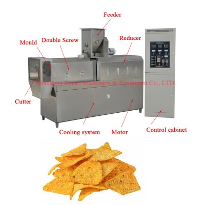 Corn tortilla chips making machine production line