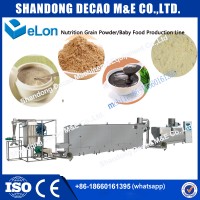 instant nutritional rice powder baby food porridge making extruder processing plant