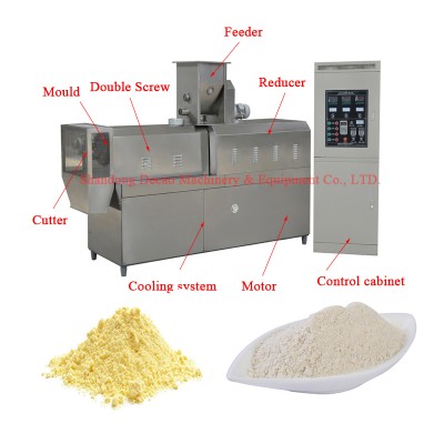 Automatic baby nutrition powder making extruder machine production line