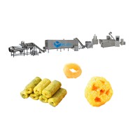 Automatic corn rice puffing machine multifunction cereal bulking puffed snack food extruder making machine