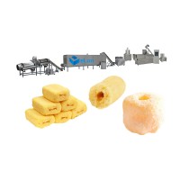 Core filling corn bar cracker puffed snacks food making machine process production line