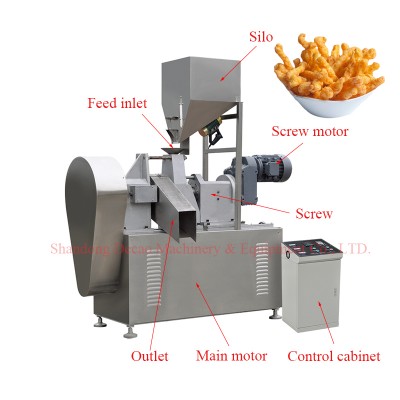 Frying cheetos kurkure niknaks machine production line