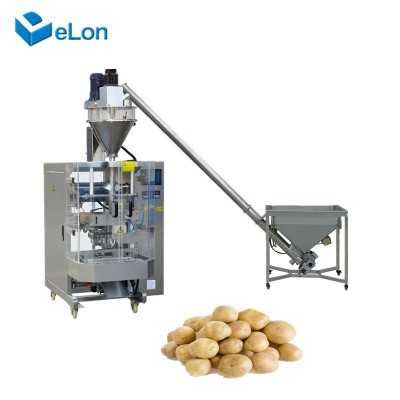 Potato automatic weighing and packaging machine